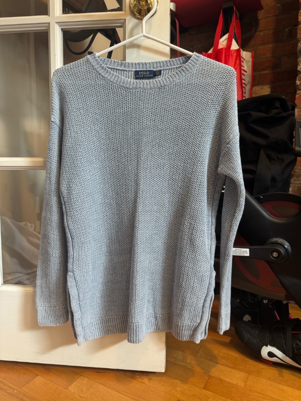 Polo Ralph Lauren Light Blue Knit Crewneck Sweater